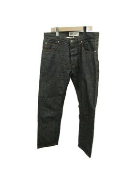 Loewe Denim Jeans Pants Cotton Indigo Straight Full Length 46